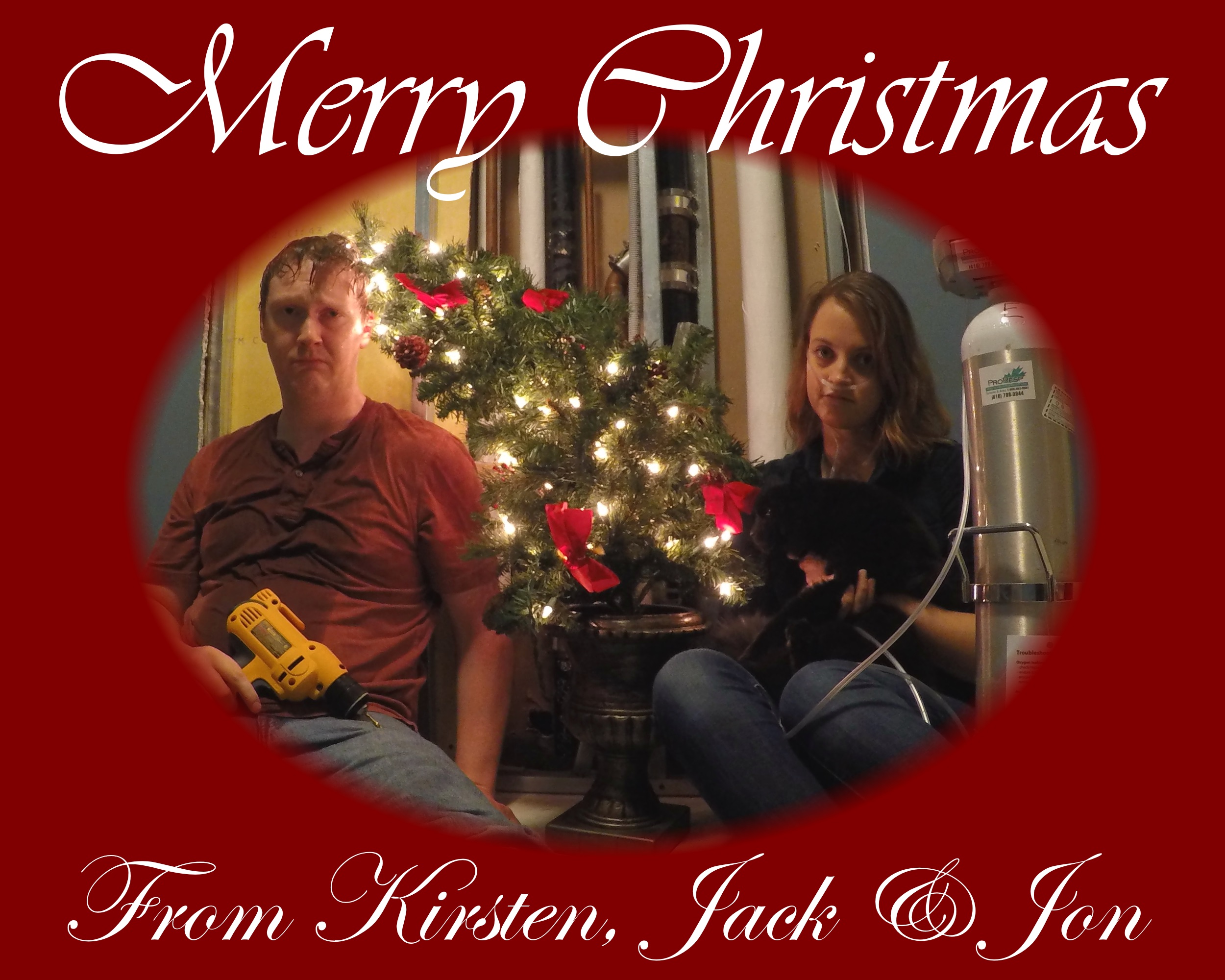 Merry Christmas! From Kirsten, Jack & Jon